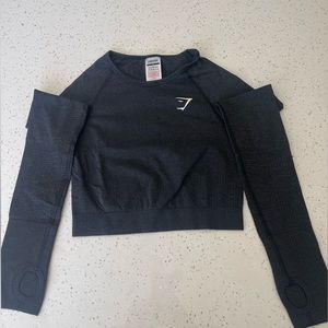 GYMSHARK Vital Seamless 2.0 Long Sleeve Crop Top